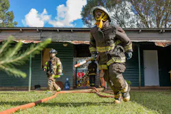 A training drill during the recent Kenya Fire Symposium. A training drill during the recent Kenya Fire Symposium.