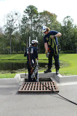Monitoring the air in a confined space for oxygen, flammability and toxicity better informs a team of hazards that are present in the space. Monitoring the air in a confined space for oxygen, flammability and toxicity better informs a team of hazards that are present in the space.