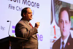 The opening ceremony was highlighted by Retired Fire Chief Jason Moore, who gave the keynote presentation. The opening ceremony was highlighted by Retired Fire Chief Jason Moore, who gave the keynote presentation.