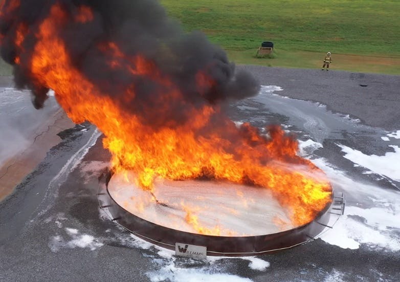 This breakthrough firefighting foam is designed to tackle fuel-in-depth tank and spill fires.