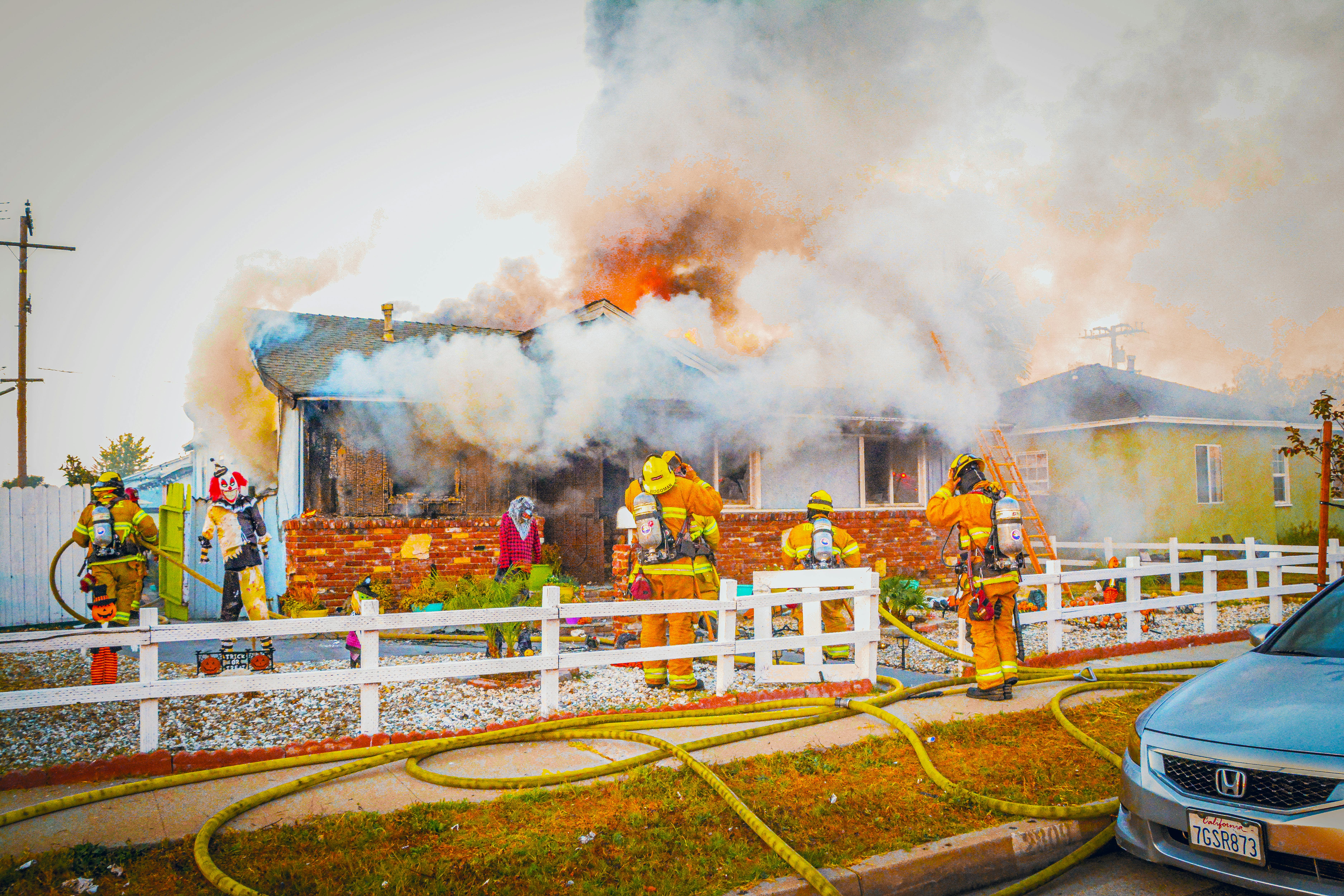 Torrance Fire Department (TFD) Battalion 91 arrived to a single-family dwelling with smoke and fire issuing from windows on the Alpha/Bravo corner.