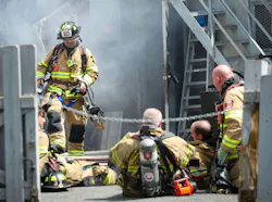 Hillsborough firefighters retreat from the roof as they battled a multiple-alarm structure fire in a restaurant in June. Hillsborough firefighters retreat from the roof as they battled a multiple-alarm structure fire in a restaurant in June.