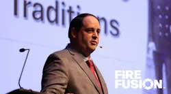 Jason Moore, a former fire chief and Firehouse's Fire Technology columnist, led the keynote that looked at technology combined with tradition. Jason Moore, a former fire chief and Firehouse's Fire Technology columnist, led the keynote that looked at technology combined with tradition.