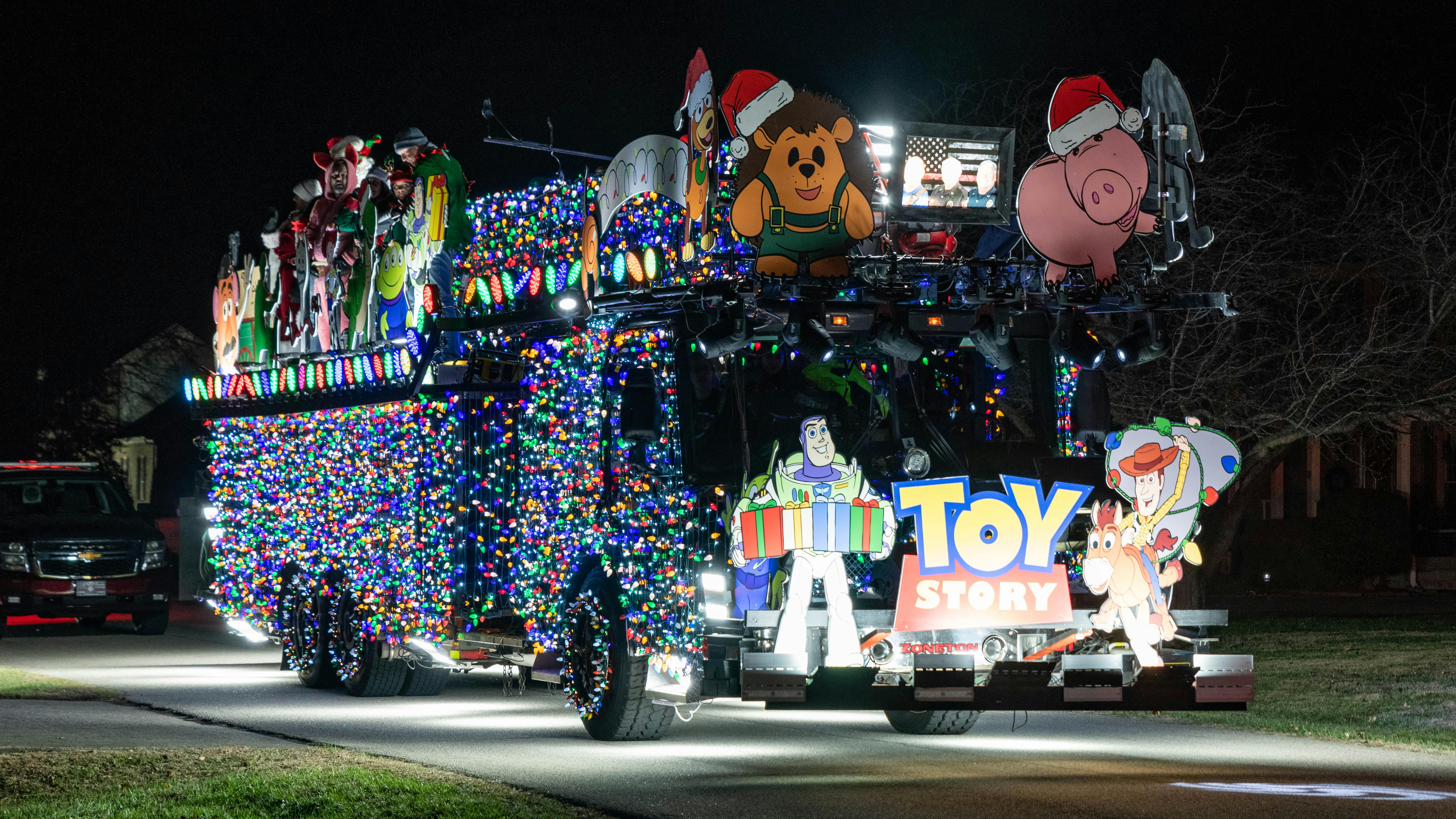 The theme of the 2024 Zoneton, KY, Fire Protection District is Toy Story.