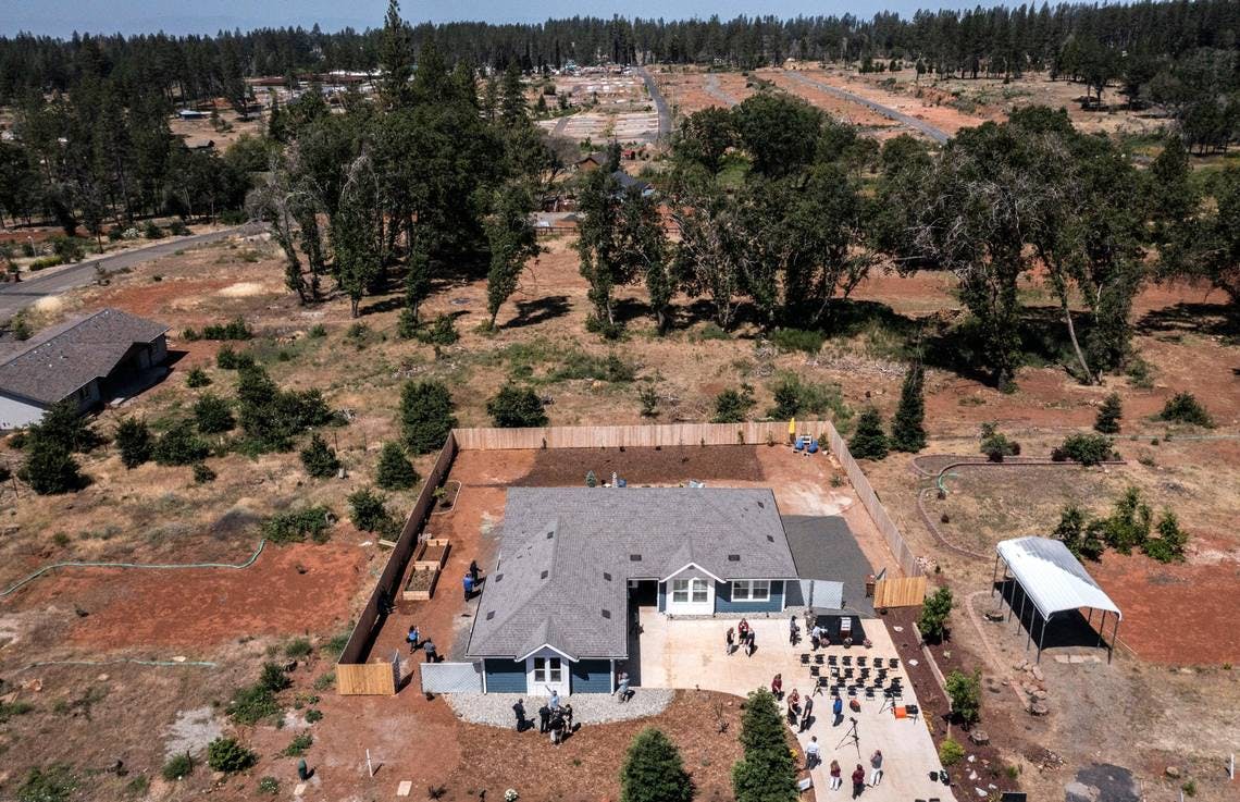 This house in Paradise was the first home to receive the Wildfire Prepared Home designation in 2022.