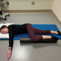 Open book stretch Open book stretch