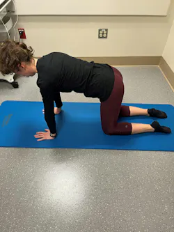 Low quadruped stretch Low quadruped stretch