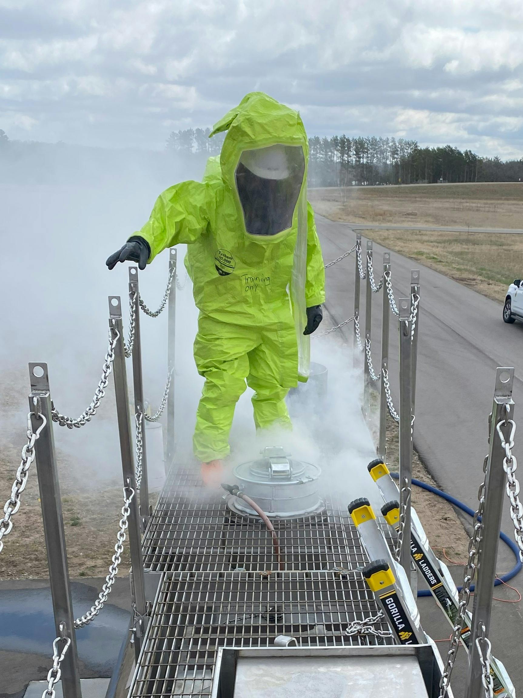 A PPE ensemble can be indicated by a substance&rsquo;s vapor pressure and its toxicity.