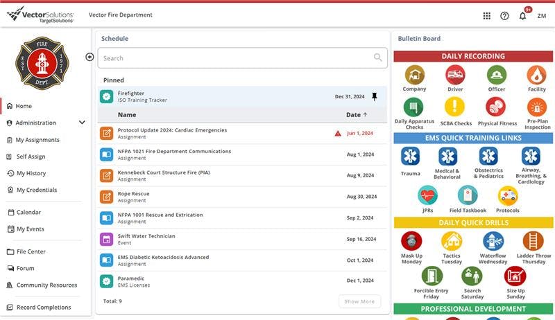 The updates to the TargetSolutions platform from Vector Solutions incudes a modern design that boosts usability and customization options for fire departments.