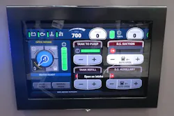 Pump controls can be configured by individual departments based on their operational needs via the ACE (Advanced Control Environment) multiplexed pumping system from Fire Research Corp. Pump controls can be configured by individual departments based on their operational needs via the ACE (Advanced Control Environment) multiplexed pumping system from Fire Research Corp.