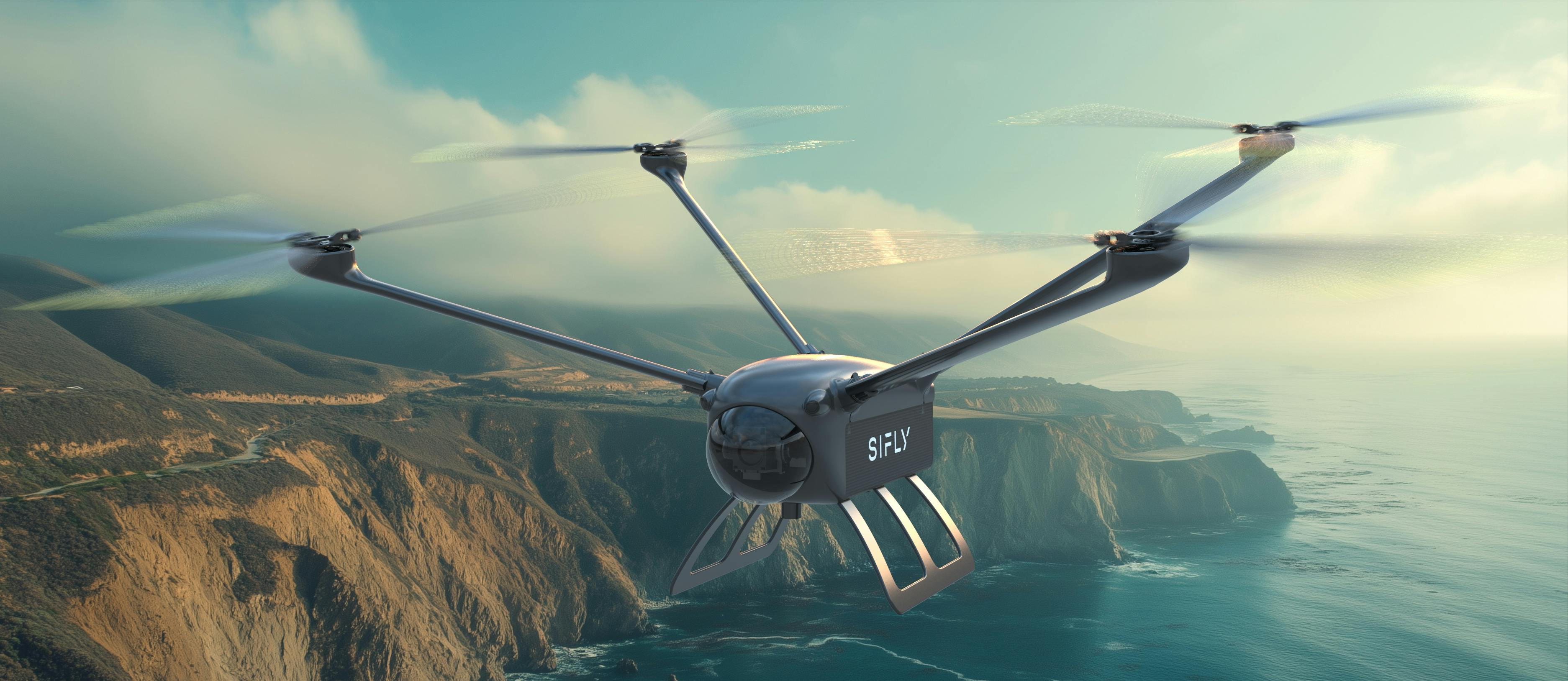 SiFly has accumulated over 3,000 test flights in the last two years on aerodynamic performance directly related to the Q12 and Q250. The Q12 features a 20x high-quality zoom camera, along with high-fidelity and thermal capabilities. Photo courtesy of SiFly.