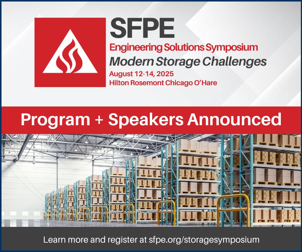 SFPE Announces Program and Speakers for Upcoming Engineering Solutions Symposium
