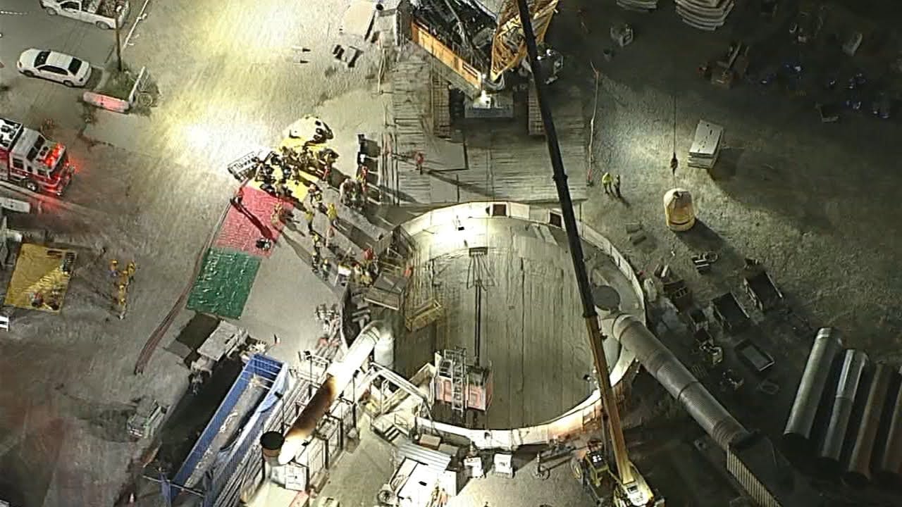 Workers Trapped in Collapsed Tunnel