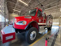 This Kuna brush fire truck is a far cry from the 1955 Army surplus brush truck that stalled during the Point Fire, where Bill Buttram and Josh Oliver were killed. This Kuna brush fire truck is a far cry from the 1955 Army surplus brush truck that stalled during the Point Fire, where Bill Buttram and Josh Oliver were killed.