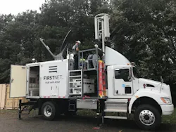 The Satellite Cell on Light Truck (SatCOLT) is best used for regional natural disasters, major incident scenes, and when there is a significant loss of commercial cell network infrastructure for public safety officials to establish contact. The Satellite Cell on Light Truck (SatCOLT) is best used for regional natural disasters, major incident scenes, and when there is a significant loss of commercial cell network infrastructure for public safety officials to establish contact.