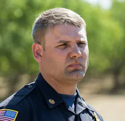 Esparto Fire Chief Curtis Lawrence during a July 7 press conference following the deadly fireworks factory explosion. Esparto Fire Chief Curtis Lawrence during a July 7 press conference following the deadly fireworks factory explosion.