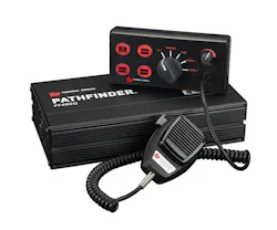 Designed to help to get apparatus to the scene safely, the Pathfinder PF400Q from Federal Signal delivers multitone alerts, including the Q-Siren sound. Designed to help to get apparatus to the scene safely, the Pathfinder PF400Q from Federal Signal delivers multitone alerts, including the Q-Siren sound.