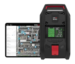 EXO 8 from Blackline Safety sets a new standard as the only area monitor that detects eight different gases and gamma radiation in a single, rugged, portable device. EXO 8 from Blackline Safety sets a new standard as the only area monitor that detects eight different gases and gamma radiation in a single, rugged, portable device.