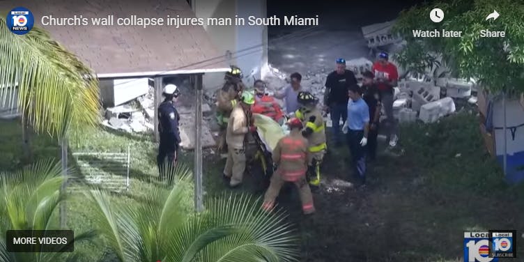 Miami-Dade Crews Rescue trapped man