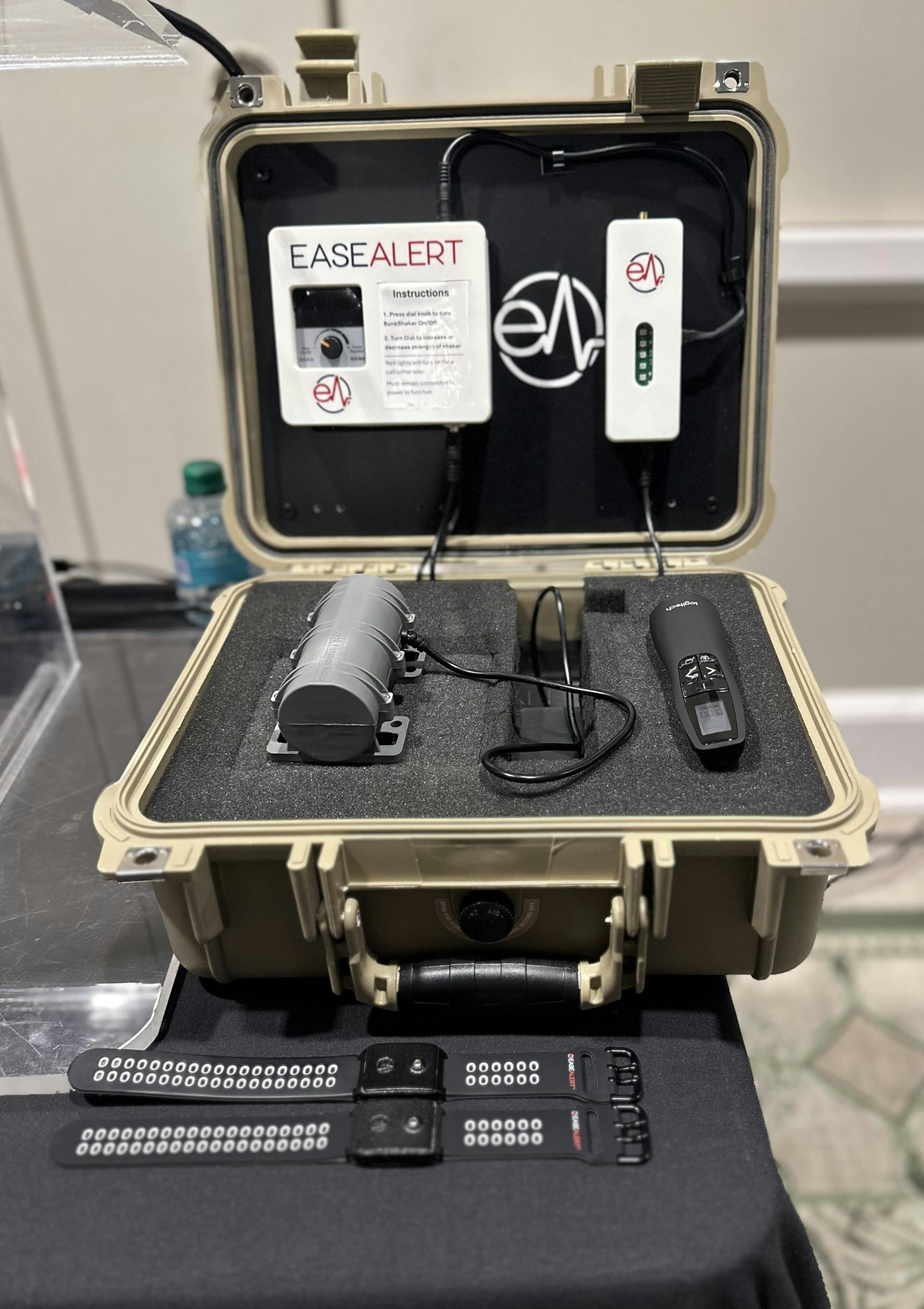 EaseAlert's bunk alert and tactile alarm devices provide a healthier option to wake up firefighter amid an emrgenecy repsonse call.