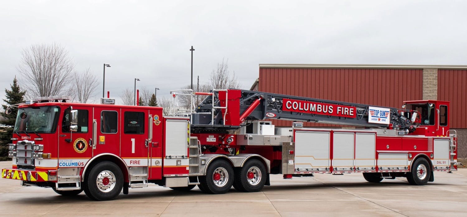 Columbus, OH, Division of Fire Orders Four Pierce Apparatus