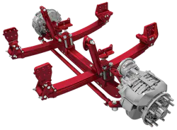 fire apparatus Hendrickson front steer acle suspension system Hendrickson fire apparatus Hendrickson front steer acle suspension system Hendrickson