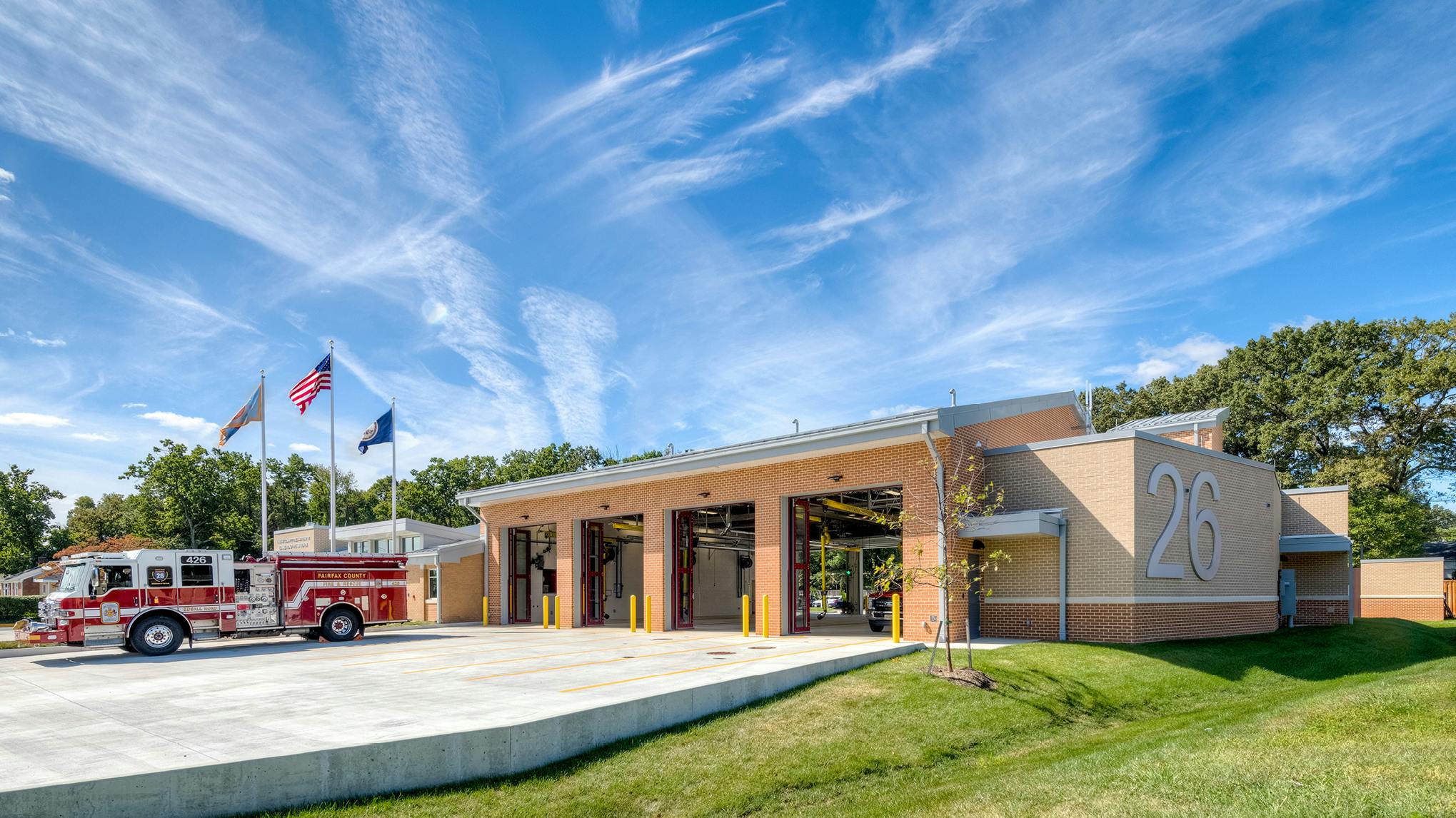 Station Design Awards - Edsall Road Fire Station #26 - Samaha Associates