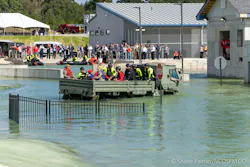 During the North Carolina Emergency Training Center facility opening ceremony, in New London, they demonstrated different scenarios that the facility can offer rescue students. During the North Carolina Emergency Training Center facility opening ceremony, in New London, they demonstrated different scenarios that the facility can offer rescue students.