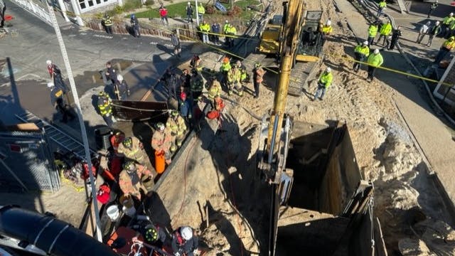 Yarmouth firefighters were trained in basic trench rescue operations when a long-term construction project began. The lessons from that training paid off on Nov. 18, 2025 when a trench collapse occured.