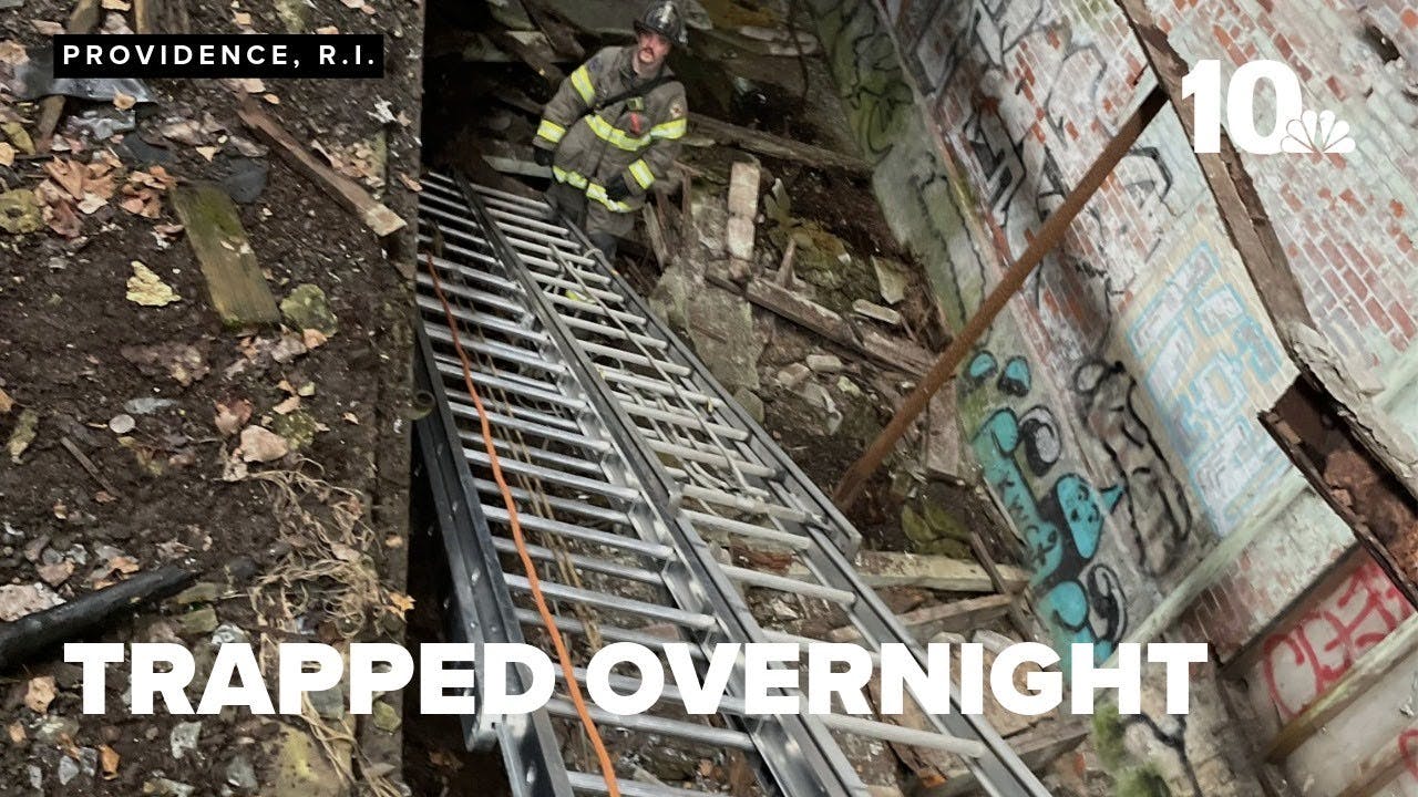 Firefighters rescue man trapped in vacant mill in Providence