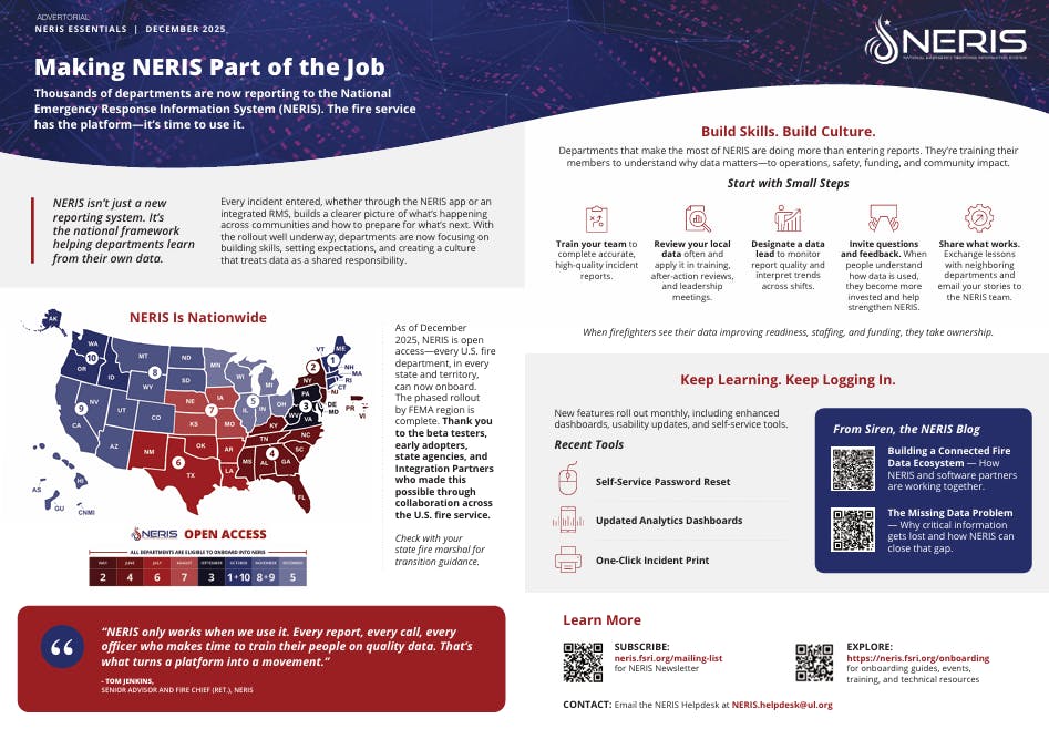 NERIS Essential Making NERIS Part of the Job