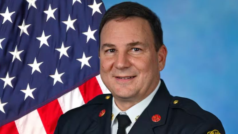 Jason Revoldt, who was named interim fire chief in October, has been named Orlando's new fire chief.
