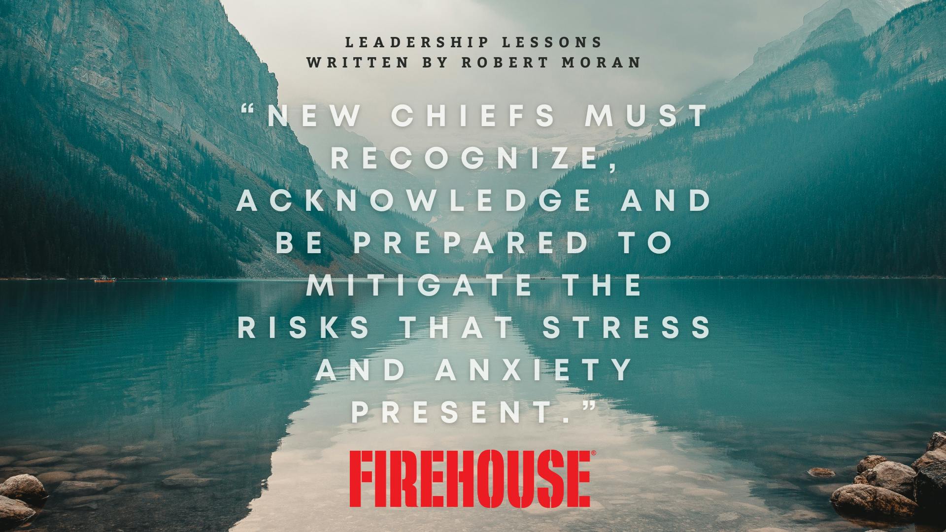 Succession Planning for the Next Chief of the Fire Department