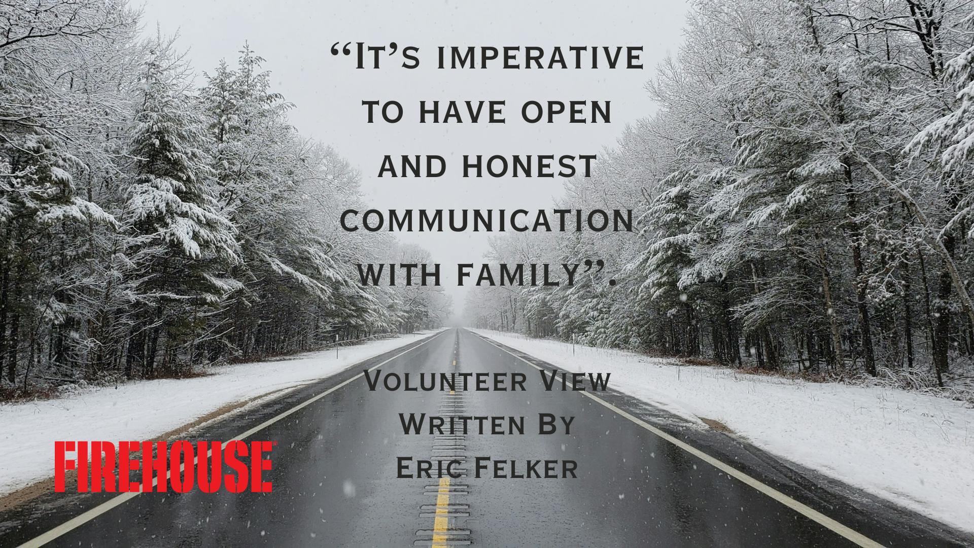 When Is It Time to Step Down as the Volunteer Fire Chief?