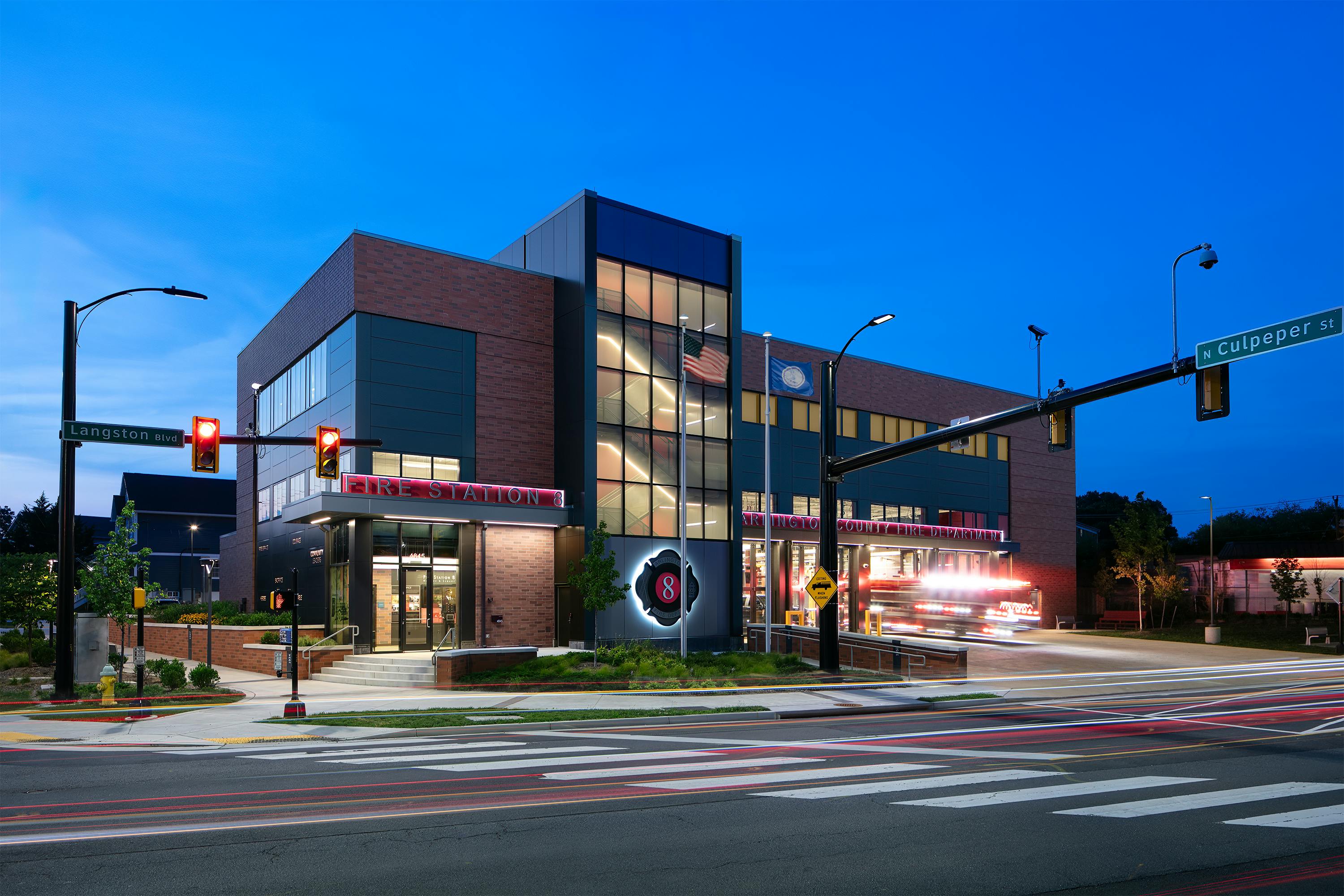 Station Design Awards - Arlington, VA, County Fire Station 8 - FGM Architects