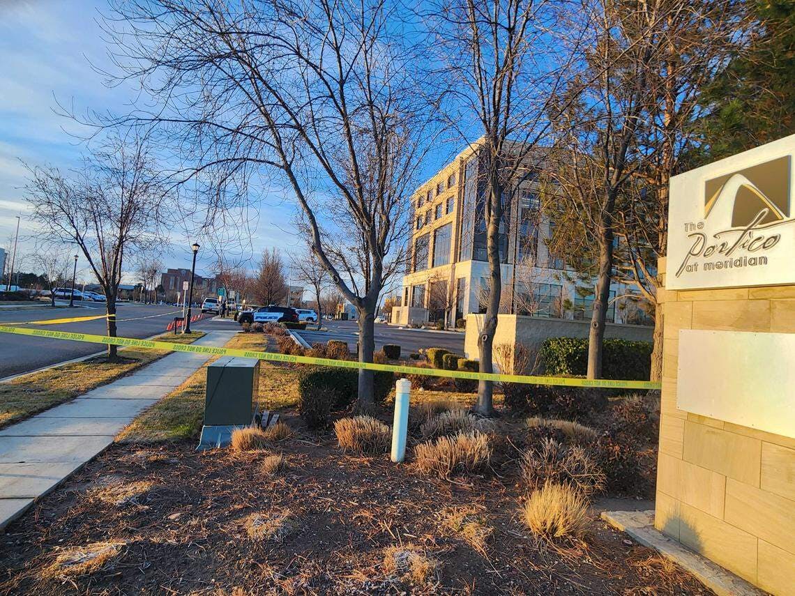 A building leased by DHS was damaged by a stolen ambulance.