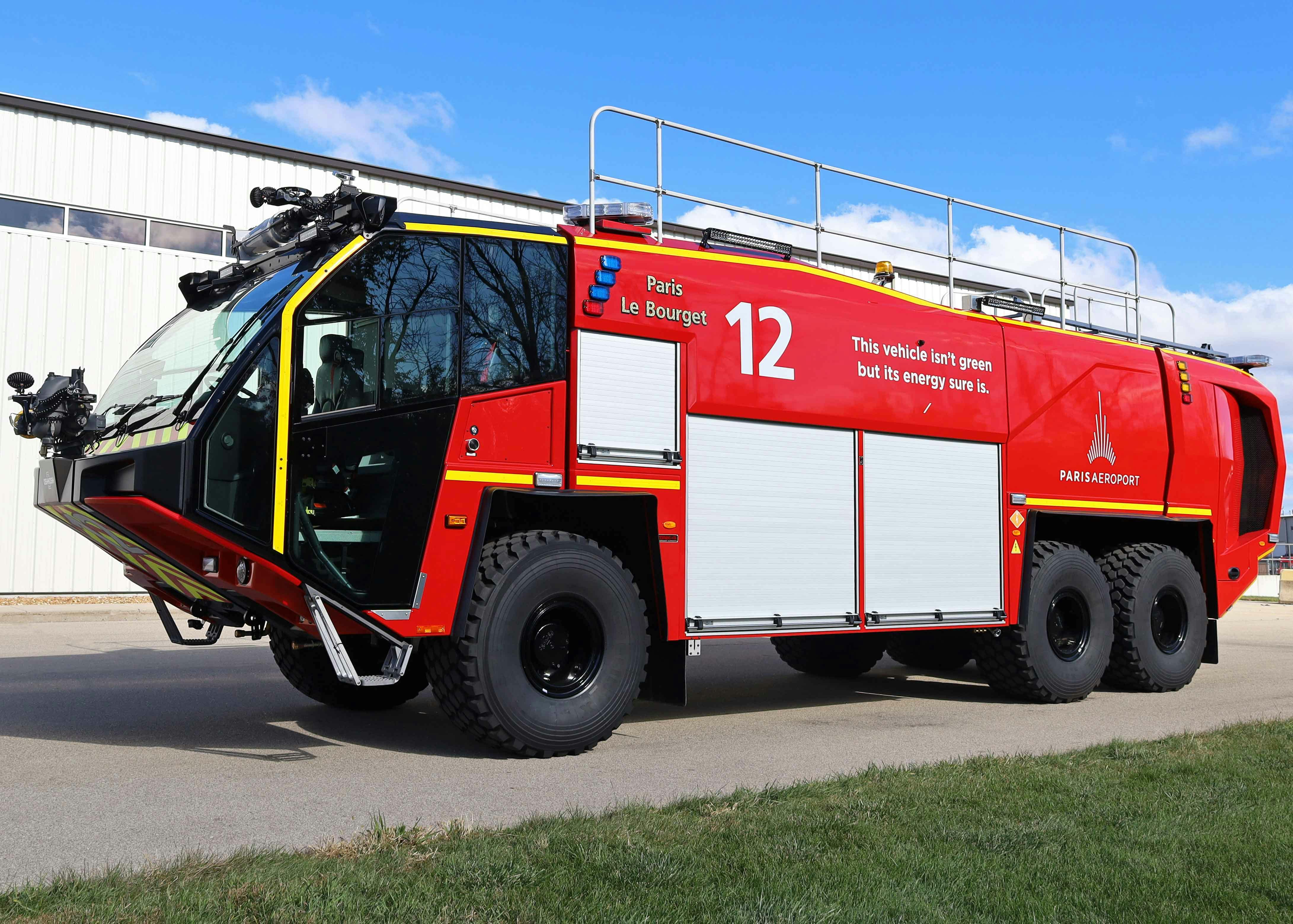 Oshkosh Airport Products Sells Fourth Electric ARFF to a Parisian Airport
