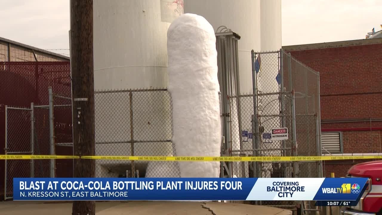 Baltimore explosion injures several people at bottling plant