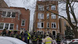 Chicago police shared a bulletin of a person of interest following the Rogers Park fire that claimed the life of firefighter Michael Altman. Chicago police shared a bulletin of a person of interest following the Rogers Park fire that claimed the life of firefighter Michael Altman.