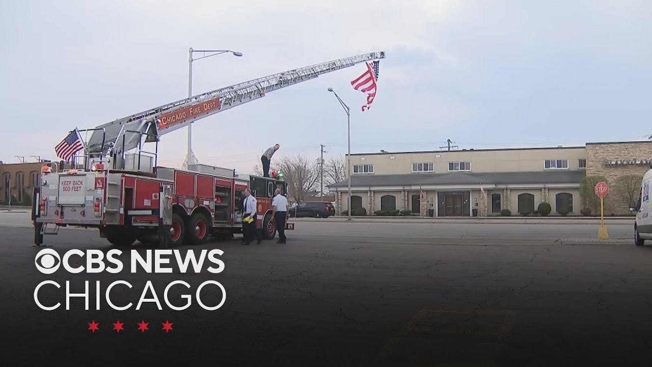 People Lining Streets to Honor Fallen Chicago Firefighter