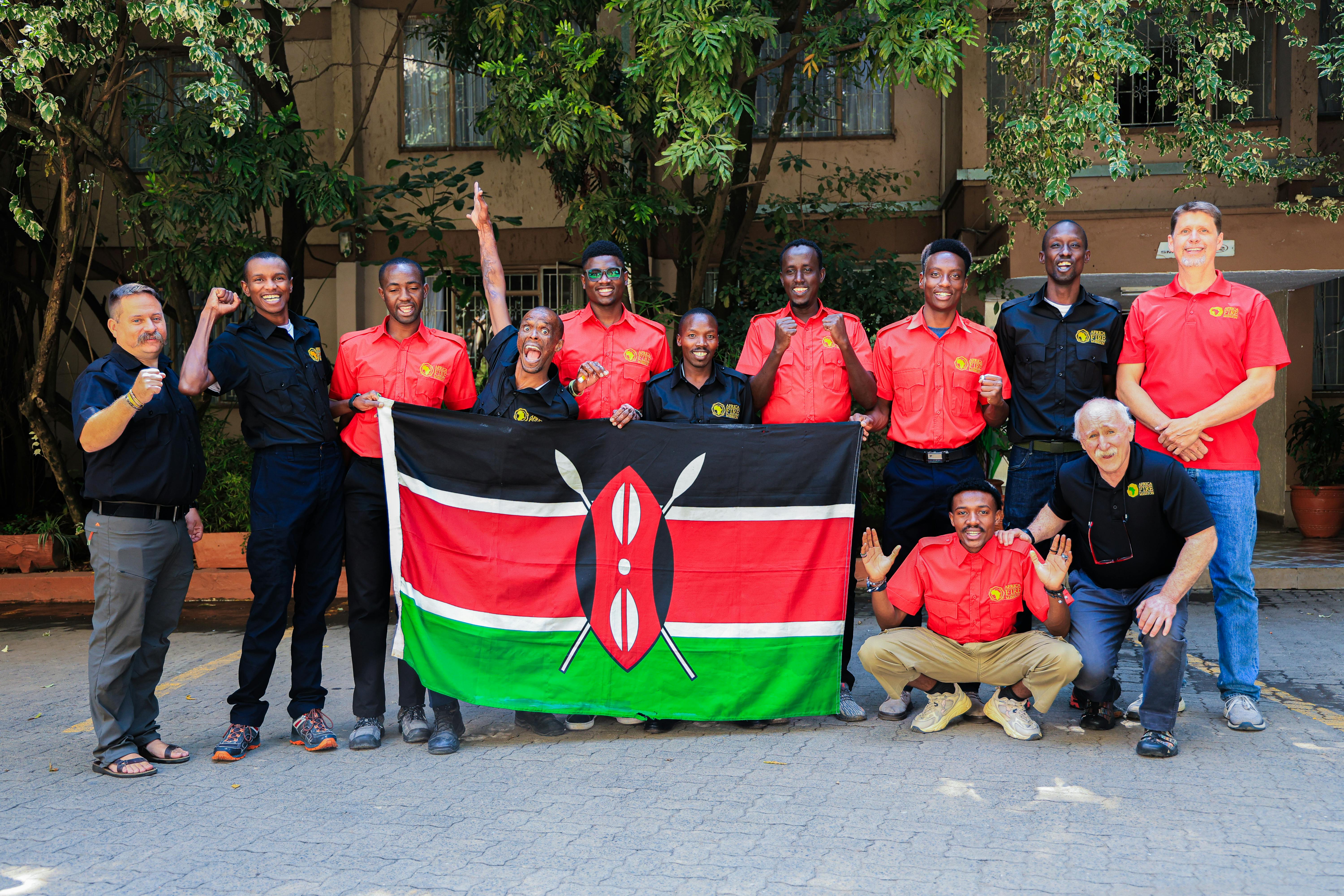 Africa Fire Mission was founded in 2012, after Fire Chief Dave Moore travelled to Kenya and he learned that firefighters lacked equipment and training, and would be attacked by citizens as they responded to emergencies.