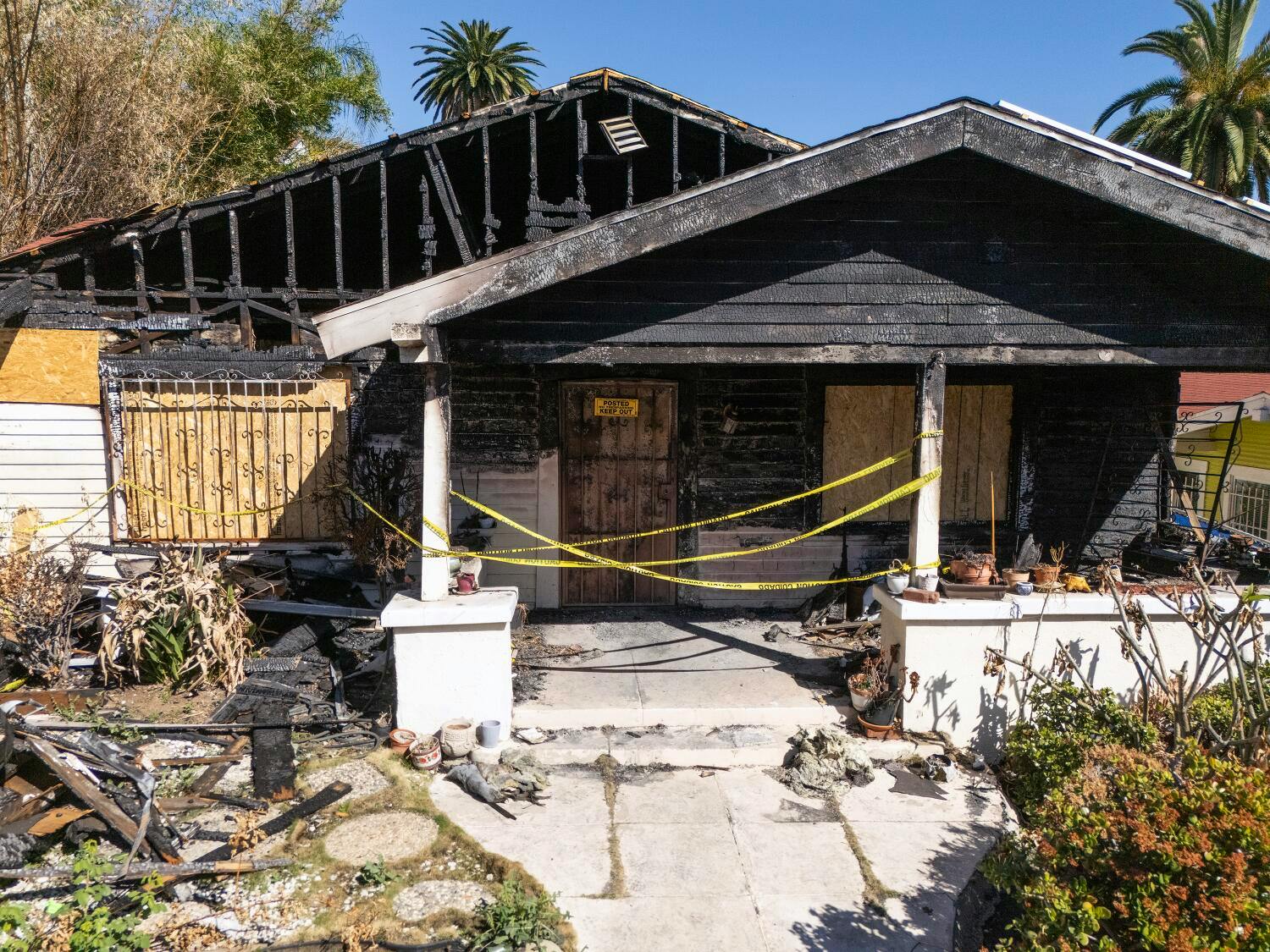 Two elderly Hollywood sisters were killed in this house fire in February.