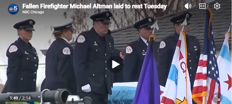 Colleagues, Citizens Pause to Remember Chicago Firefighter