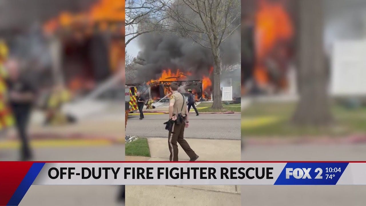 Off-duty Pattonville, MO, Firefighter Saves Woman from Fire