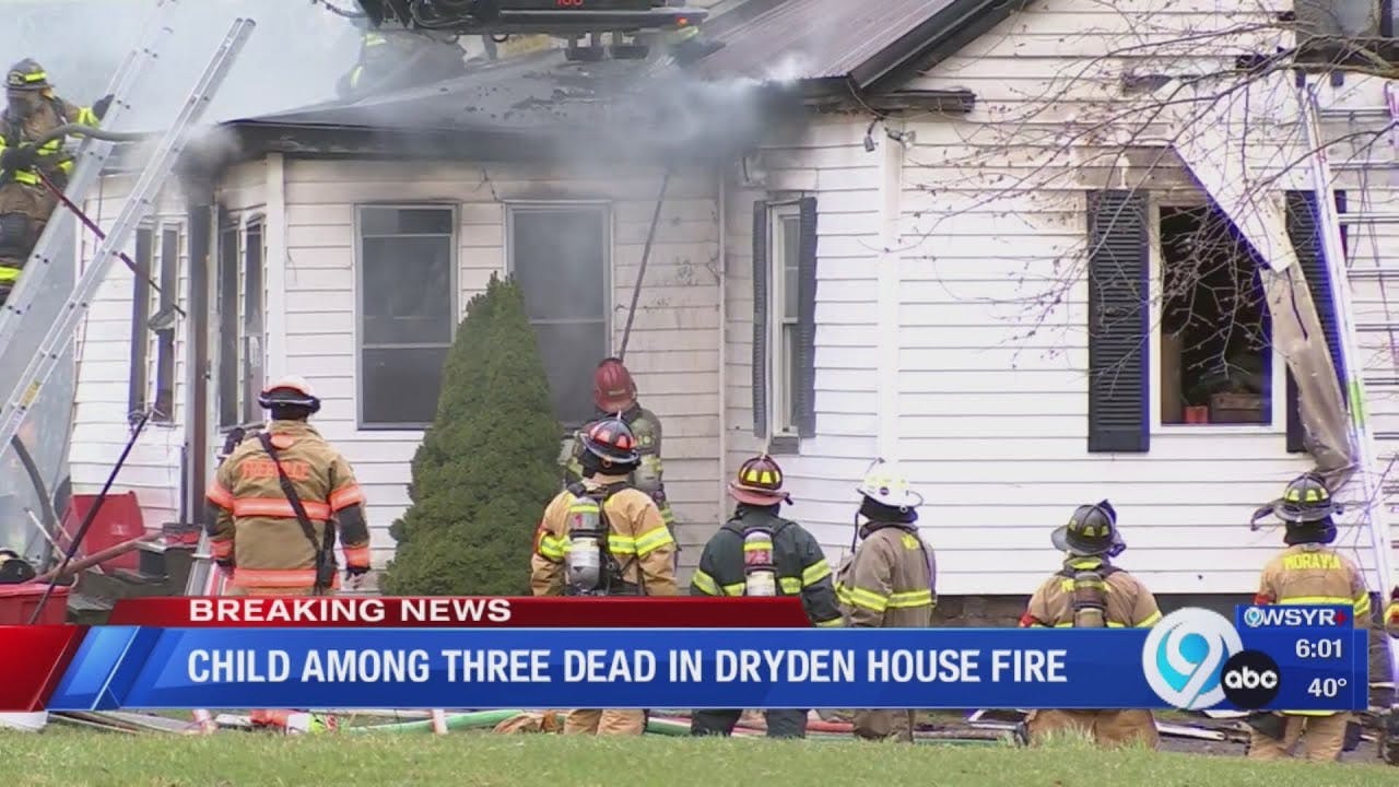 Toddler Among Victims Killed in Dryden, Ny House Fire