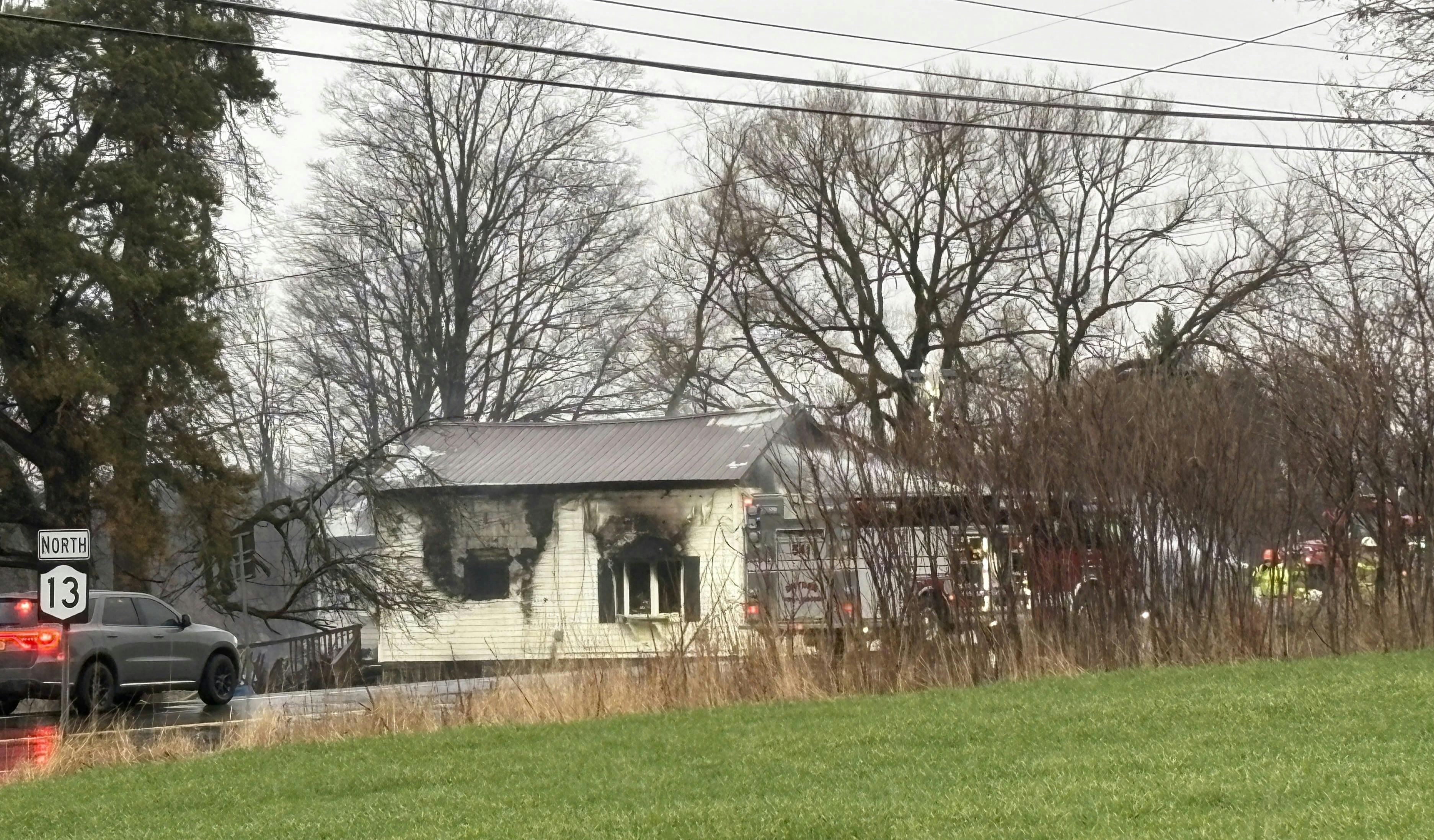 Dryden Fire Chief Pete Tyler said he pulled members from the home because sections of the roof were collapsing into the structure as firefighter searched for the missing occupants.