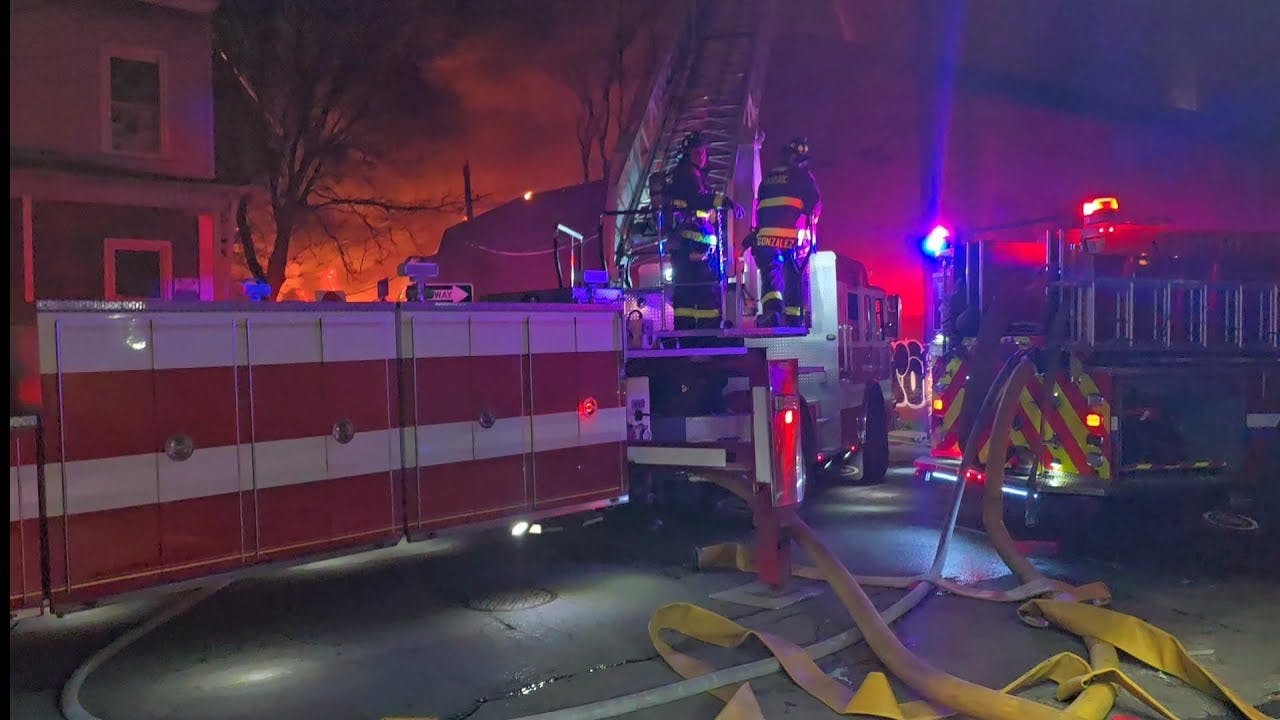 Water Issues Hamper Crews at Fire in Vacant Paterson, NJ, Chemical Factory