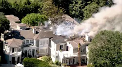 Los Angeles Firefighters Challenged at Beverly Crest Mansion BLaze Los Angeles Firefighters Challenged at Beverly Crest Mansion BLaze