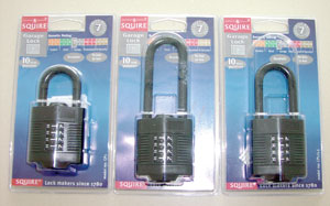 Recodable combination padlocks