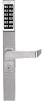 Alarm Lock Trilogy Narrow Stile PIN and PIN/Prox Locks add field-proven pushbutton convenience for 100-2000 code or HID Prox users.